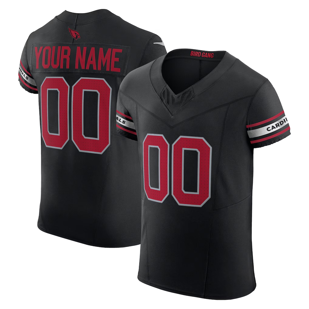 Rced Custom A.Cardinals Black Vapor F.U.S.E. Elite Stitched Jerseys