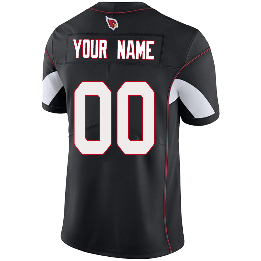 Rced Custom A.Cardinals Black Vapor Untouchable Elite Stitched Jerseys