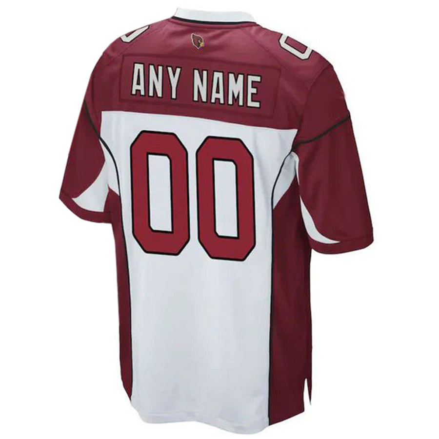 Rced Custom A.Cardinals White-Red Game Stitched Jerseys