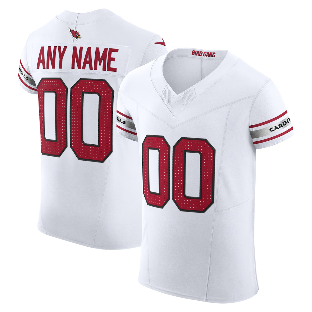 Rced Custom A.Cardinals White Vapor F.U.S.E. Elite Stitched Jerseys