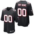 Rced Custom A.Falcons Black Alternate Game Stitched Jerseys