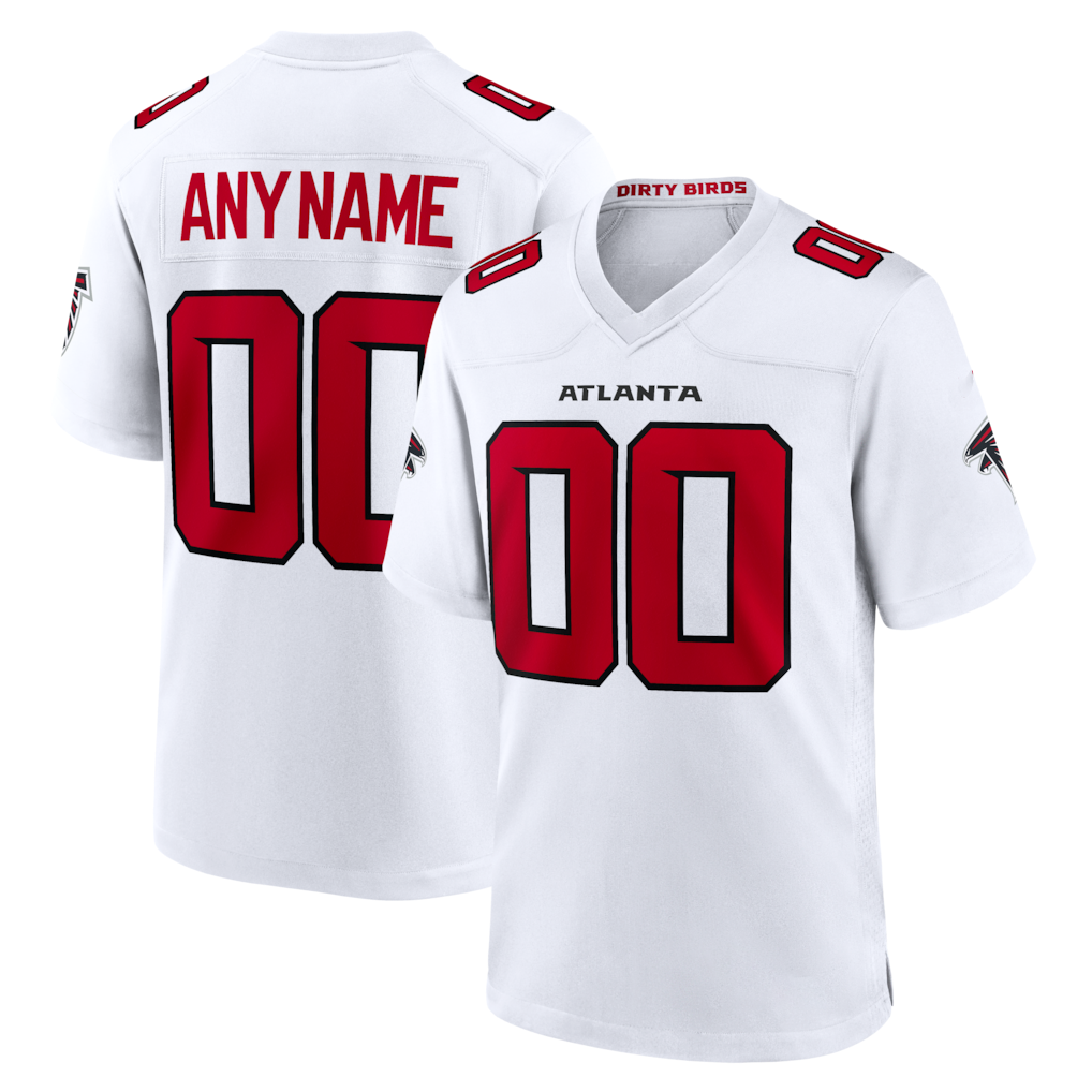 Rced Custom A.Falcons White Game Stitched Jerseys