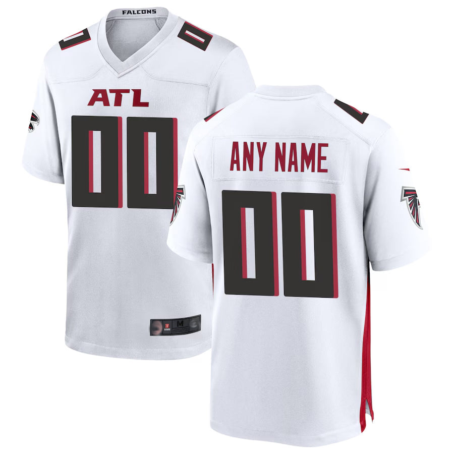 Rced Custom A.Falcons White Home Game Stitched Jerseys