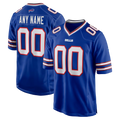 Rced Custom B.Bills Royal Royal Game Stitched Jerseys