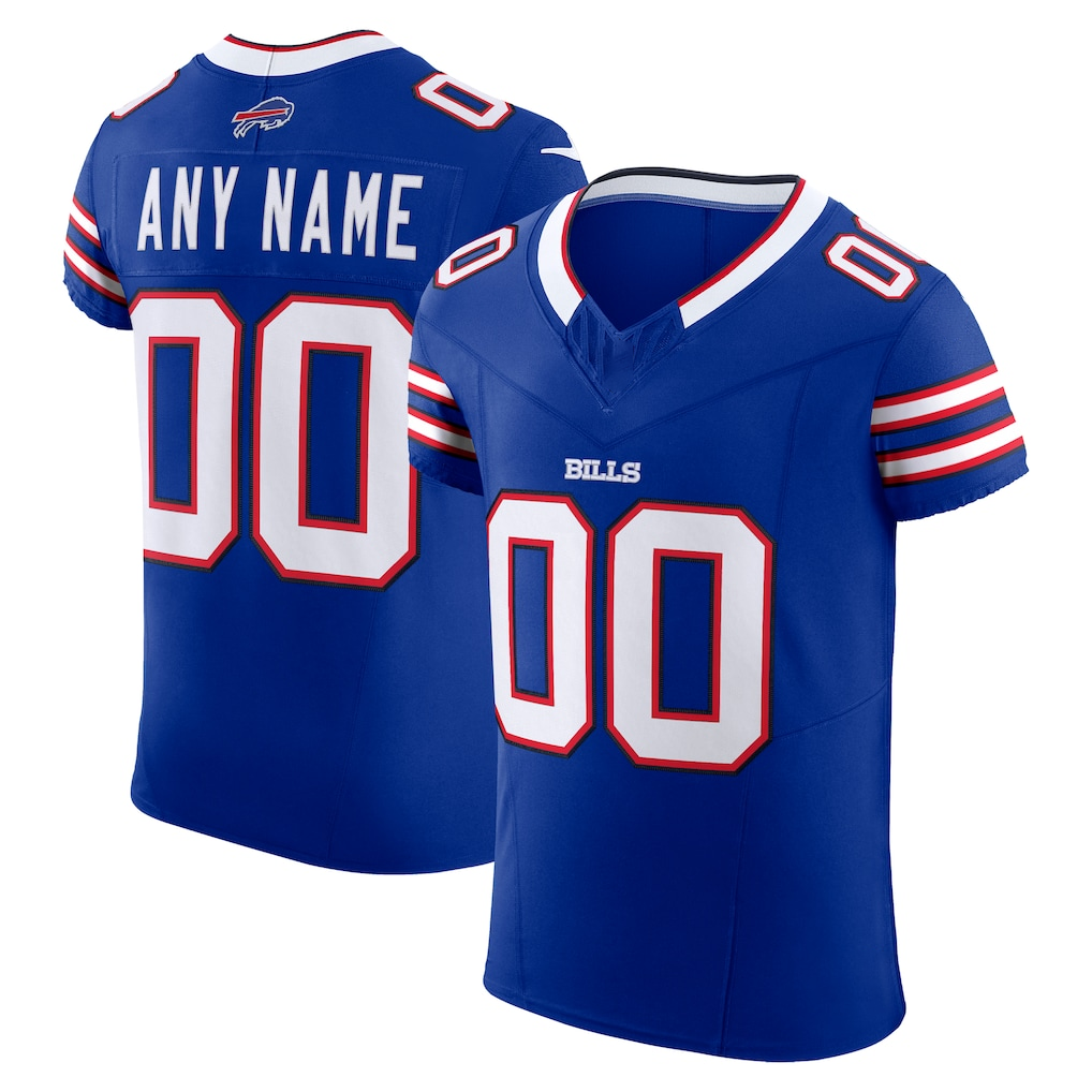 Rced Custom B.Bills Royal Vapor F.U.S.E. Elite Stitched Jerseys