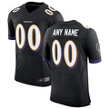 Rced Custom B.Ravens Black Speed Machine Elite Stitched Jerseys