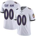 Rced Custom B.Ravens White Vapor F.U.S.E. Limited Stitched Jerseys