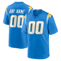 Rced Custom LA.Chargers Los Angeles Chargers Powder Blue Stitched Jerseys