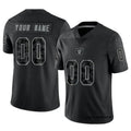 Rced Custom LV.Raiders Black RFLCTV Limited Stitched Jerseys