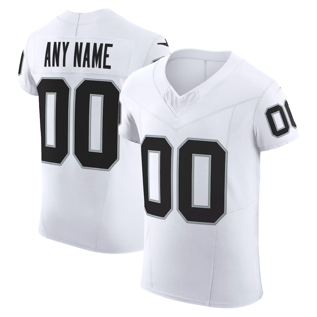 Rced Custom LV.Raiders White Vapor F.U.S.E. Elite Stitched Jerseys
