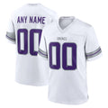 Rced Custom MN.Vikings White Alternate Game Stitched Jerseys