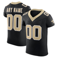 Rced Custom NO.Saints Black Vapor F.U.S.E. Elite Stitched Jerseys