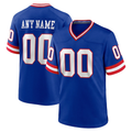 Rced Custom NY.Giants Royal Classic Game Stitched Jerseys