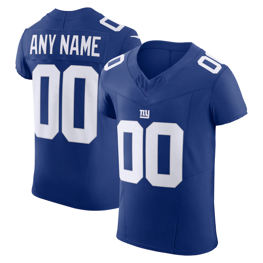 Rced Custom NY.Giants Royal Vapor F.U.S.E. Elite Stitched Jerseys