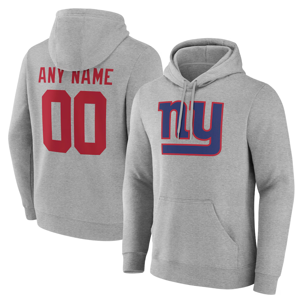 Rced Custom NY.Giants Team Authentic Personalized Name & Number Hoodie Stitched Jerseys