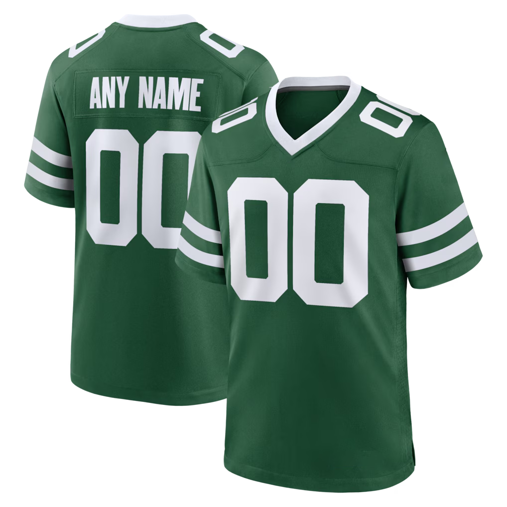Rced Custom NY.Jets Legacy Green Game Stitched Jerseys