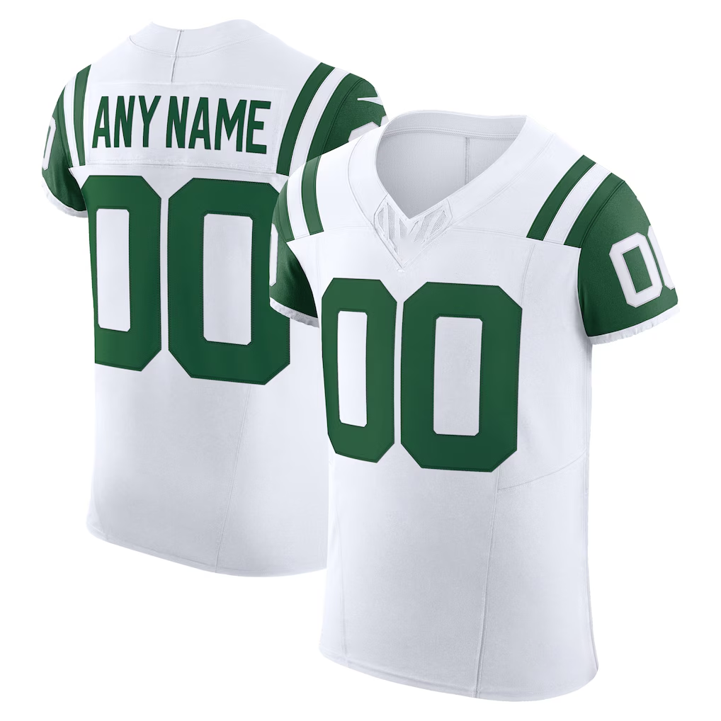 Rced Custom NY.Jets White Vapor F.U.S.E. Elite Stitched Jerseys