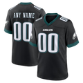 Rced Custom P.Eagles Black Alternate Game Stitched Jerseys