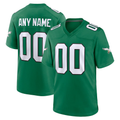 Rced Custom P.Eagles Kelly Green Alternate Stitched Jerseys