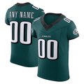 Rced Custom P.Eagles Midnight Green Team Vapor F.U.S.E. Elite Stitched Jerseys