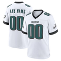 Rced Custom P.Eagles White White Game Stitched Jerseys