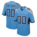 Rced Custom T.Titans Light Blue Alternate Game Stitched Jerseys