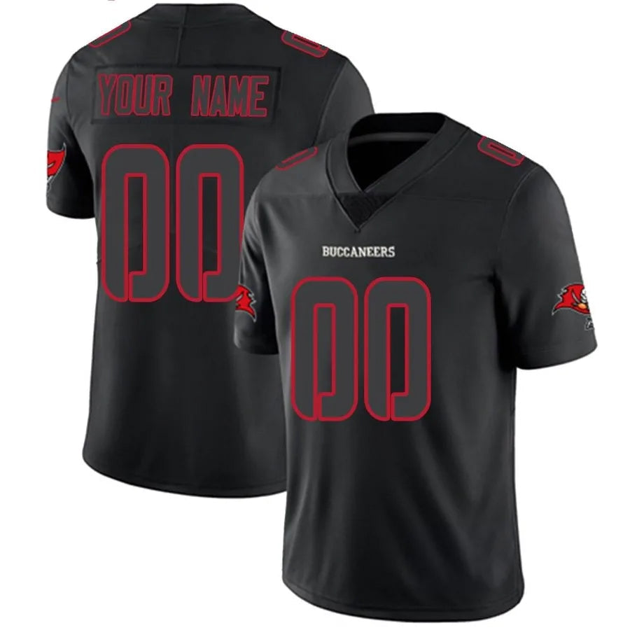 Rced Custom TB.Buccaneers Limited Black Stitched Jerseys