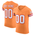 Rced Custom TB.Buccaneers Orange Vapor F.U.S.E. Elite Stitched Jerseys