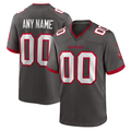 Rced Custom TB.Buccaneers Pewter Alternate Game Stitched Jerseys