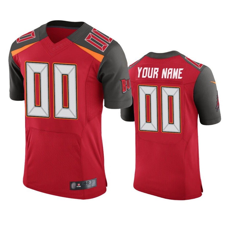 Rced Custom TB.Buccaneers Red Game Stitched Jerseys