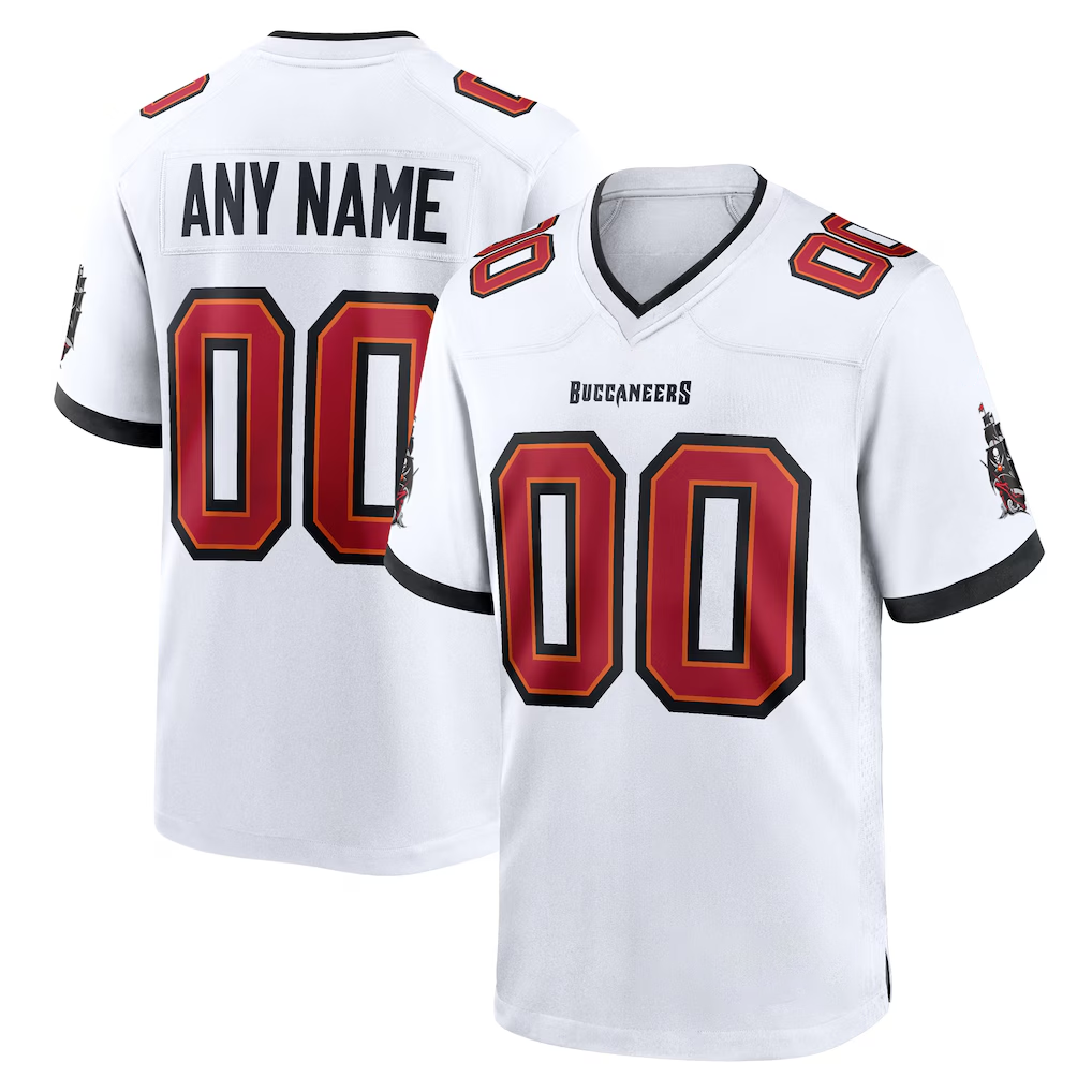Rced Custom TB.Buccaneers White Team Game Stitched Jerseys