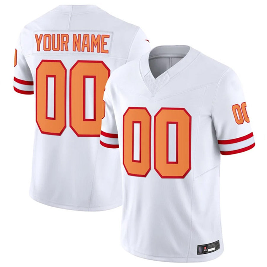 Rced Custom TB.Buccaneers White Vapor F.U.S.E. Limited Stitched Jerseys
