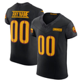Rced Custom W.Commanders Black Alternate Vapor F.U.S.E. Elite  Stitched Jerseys