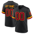 Rced Custom W.Commanders Black Hail Raiser Alternate Game Stitched Jerseys