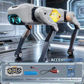 Rced NEW AI RC Smart Robot Dog, Voice & APP Control, Programming, Dancing, Singing, 1200mAh Battery，for Kids Gift & Companion