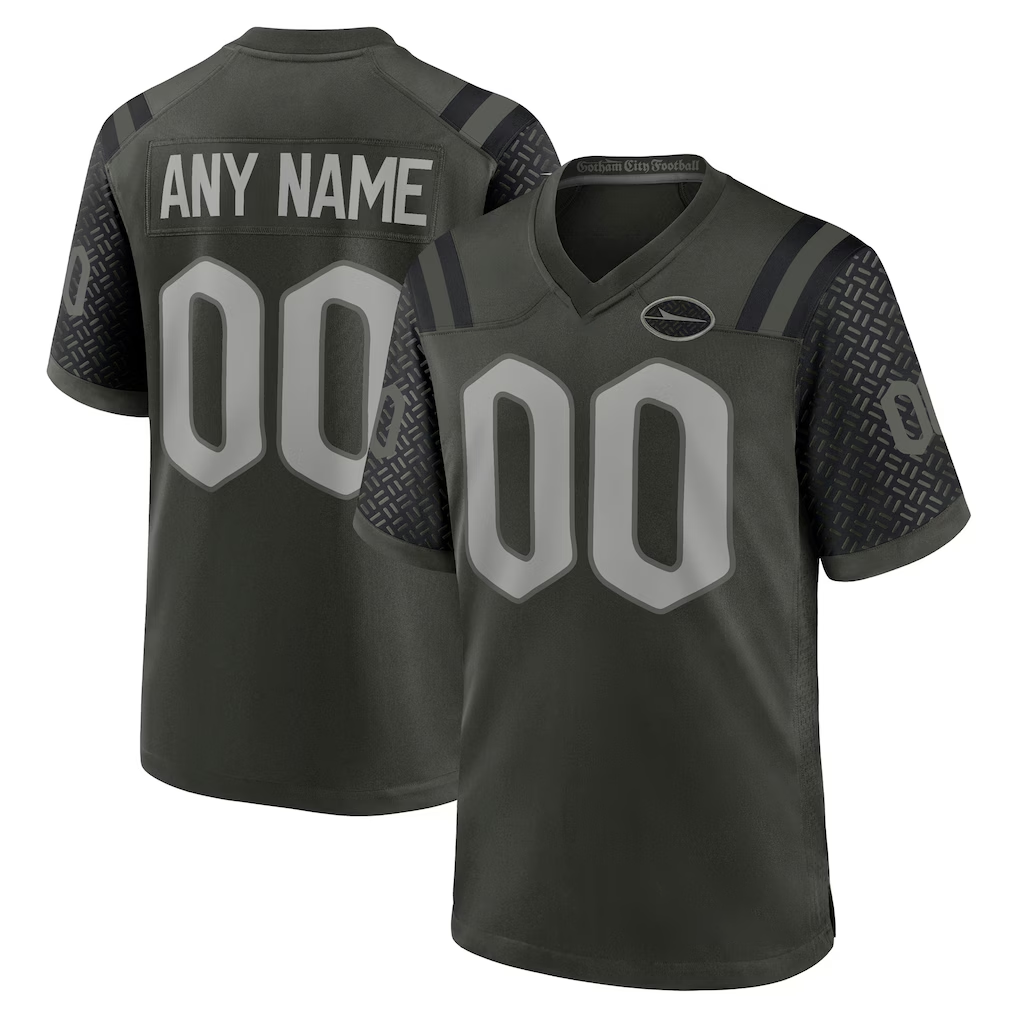 Rced Custom NY.Jets Black 2025 Rivalries Collection Game Stitched Jerseys