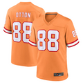 Rced TB.Buccaneers #88 Cade Otton Orange Throwback Game Jersey American Stitched Football Jerseys